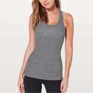 LULULEMON COOL RACERBACK II MONOCHROMATIC BLACK